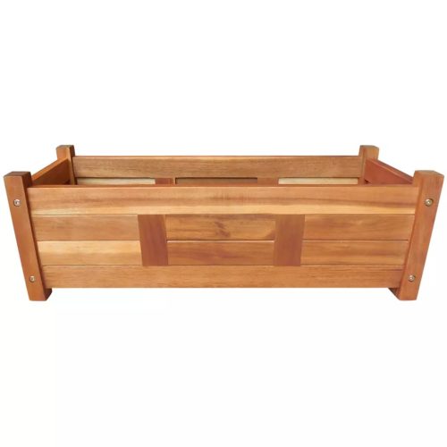 Garden Raised Bed Acacia Wood – 76×27.6×25 cm