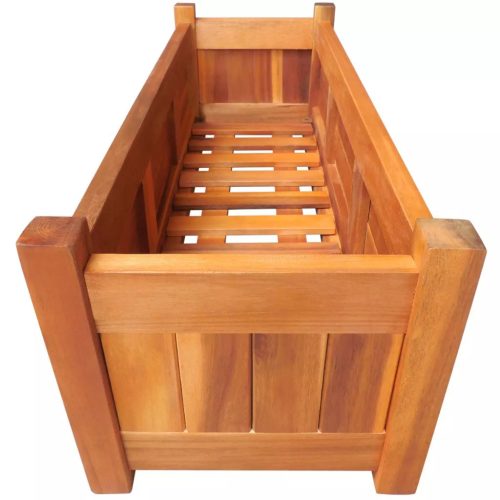 Garden Raised Bed Acacia Wood – 76×27.6×25 cm