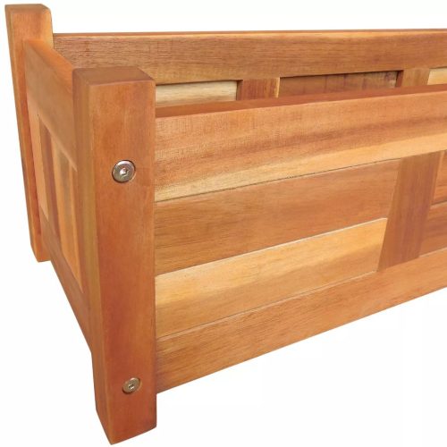 Garden Raised Bed Acacia Wood – 76×27.6×25 cm