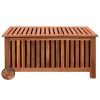 Garden Storage Box 118x52x58 cm Wood