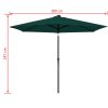 LED Cantilever Umbrella 3 m – Green