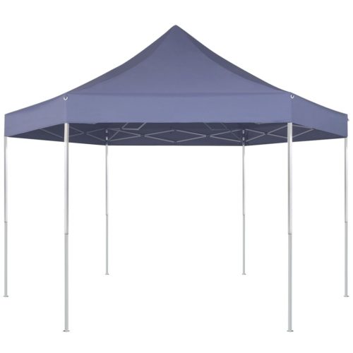 Hexagonal Pop-Up Foldable Marquee 3.6×3.1 m – Dark Blue