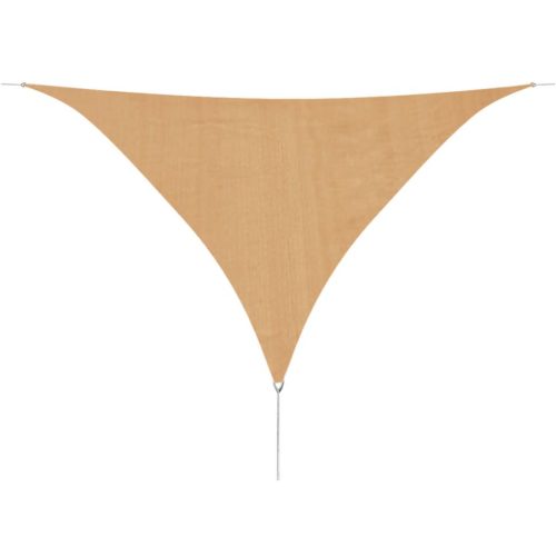 Sunshade Sail HDPE Triangular – 3.6×3.6×3.6 m, Beige