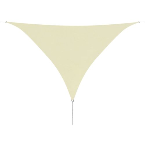 Sunshade Sail Oxford Fabric Triangular – 3.6×3.6×3.6 m, Cream