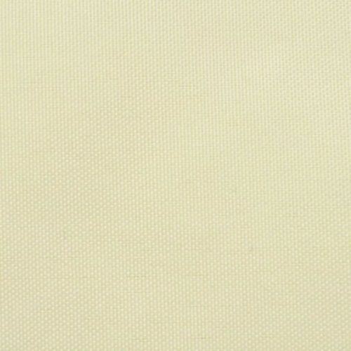 Sunshade Sail Oxford Fabric Triangular – 3.6×3.6×3.6 m, Cream