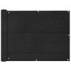 Balcony Screen HDPE – 90×600 cm, Anthracite