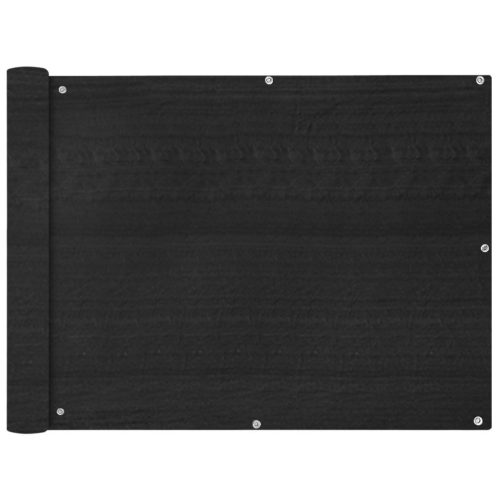 Balcony Screen HDPE – 90×600 cm, Anthracite