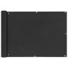 Balcony Screen Oxford Fabric – 75×400 cm, Anthracite