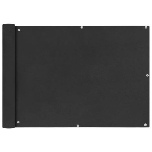 Balcony Screen Oxford Fabric – 75×400 cm, Anthracite