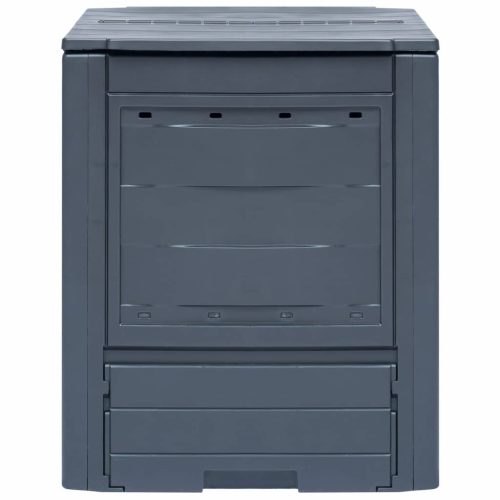 Garden Composter Grey 60x60x73 cm – 260 L