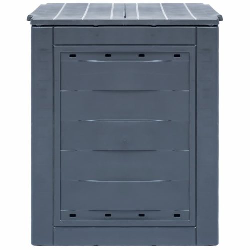 Garden Composter Grey 60x60x73 cm – 260 L