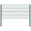 Fence Panel with Posts Iron Green – 1.7 m