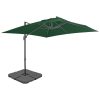 Outdoor Umbrella with Portable Base – Green