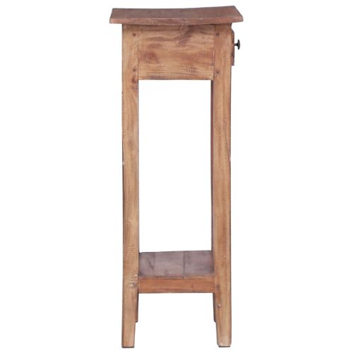 Plant Stand 30x30x75 cm Solid Reclaimed Wood