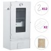 BBQ Oven Smoker with 1kg Wood Chips – 44.5x29x83 cm