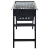 Portable Camping BBQ Grill Steel 60×22.5×33 cm