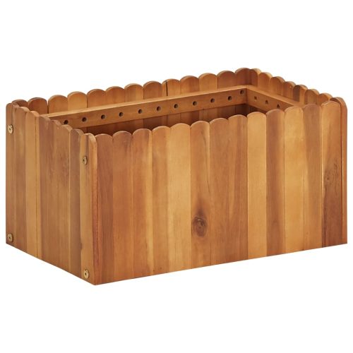 Garden Raised Bed Solid Acacia Wood