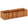 Garden Raised Bed Solid Acacia Wood – 100x30x25 cm