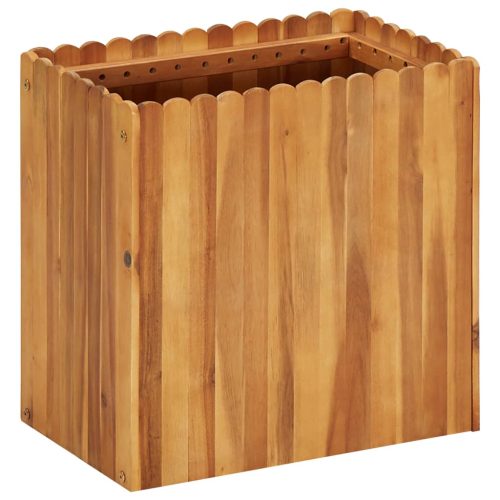 Garden Raised Bed Solid Acacia Wood – 50x30x50 cm