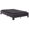 2-Person Sunbed with Cushion Poly Rattan – Black