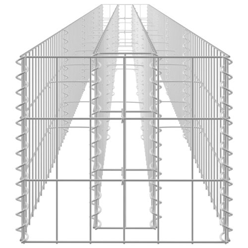 Gabion Raised Bed Galvanised Steel – 450x30x30 cm