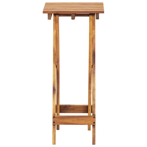 Plant Stand Solid Acacia Wood – 30x30x67 cm