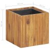 Garden Raised Bed Pot Solid Acacia Wood – 24.5×24.5×25 cm