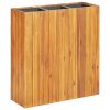Garden Raised Bed Pot Solid Acacia Wood – 66.5x25x75 cm