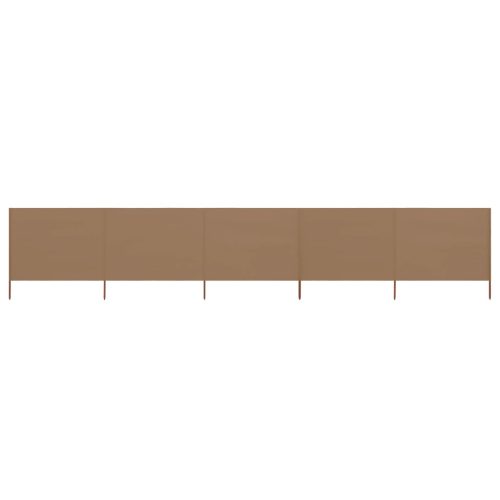 Wind Screen Fabric – 600×120 cm, Taupe