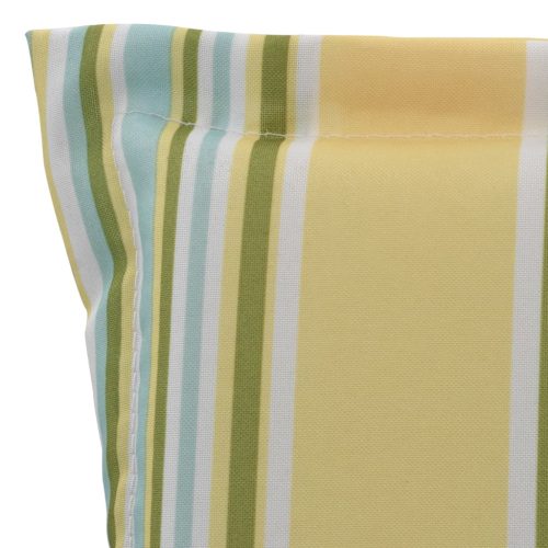 Printed Garden Chair Cushions Multicolour 120x50x3 cm – 2