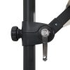 Cantilever Umbrella with LED lights and Steel Pole 250×250 cm – Sand