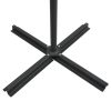 Cantilever Umbrella with LED lights and Steel Pole 250×250 cm – Sand