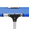 Extra High Folding Senior Sunbed Aluminium – Blue