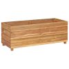 Raised Bed Recycled Teak and Steel – 100x40x38 cm