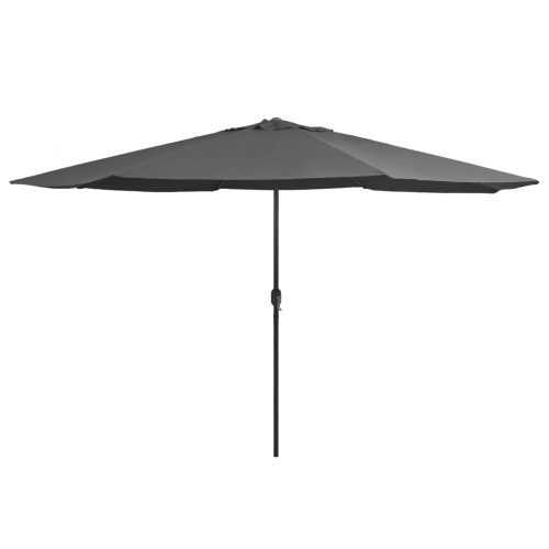 Outdoor Parasol with Metal Pole 400 cm – Anthracite