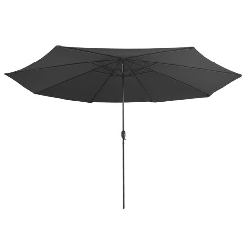 Outdoor Parasol with Metal Pole 400 cm – Anthracite