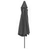 Outdoor Parasol with Metal Pole 400 cm – Anthracite