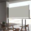 Patio Retractable Side Awning – 60×300 cm, Cream