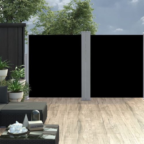 Retractable Side Awning – 170×600 cm, Black
