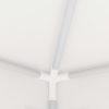 Professional Party Tent with Side Walls 90 g/m – 4×4 m, White