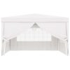 Professional Party Tent with Side Walls 90 g/m – 4×4 m, White