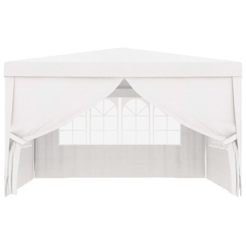 Professional Party Tent with Side Walls 90 g/m – 4×4 m, White