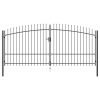 Double Door Fence Gate with Spear Top – 400×225 cm