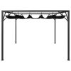 Garden Gazebo with Retractable Roof Canopy – Anthracite