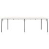 Garden Sunshade Awning – 6x3x2.55 m, Cream