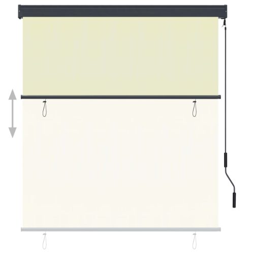 Outdoor Roller Blind – 140×250 cm, Cream