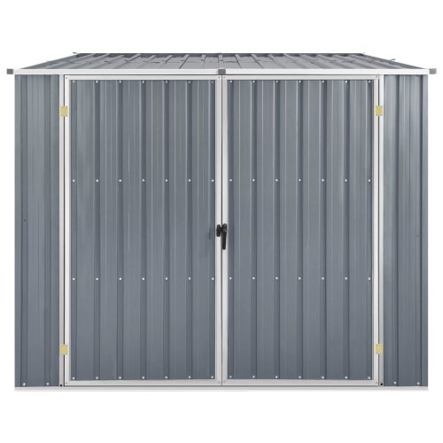 Garden Shed 195x198x159 cm Galvanised Steel – Grey