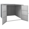 Garden Shed 195x198x159 cm Galvanised Steel – Grey