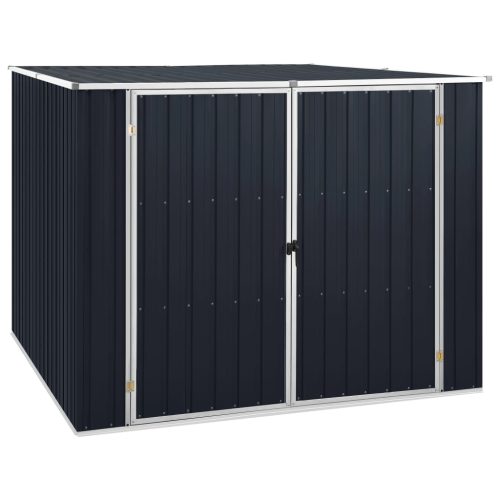 Garden Shed 195x198x159 cm Galvanised Steel – Anthracite