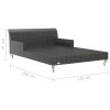 2-Person Garden Sun Bed with Cushions Poly Rattan – Black